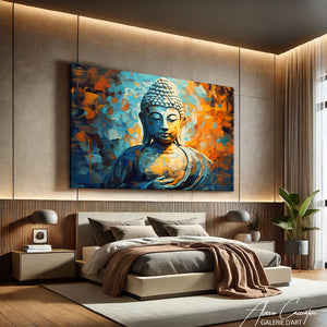 TABLEAU BOUDDHA COULEUR