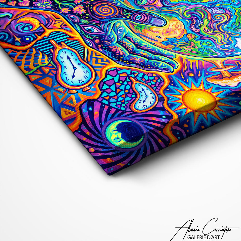 Art Mural Psychedelic Creatif