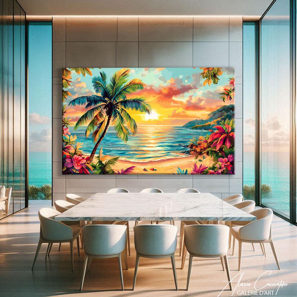 Affiche Paysage Tropical