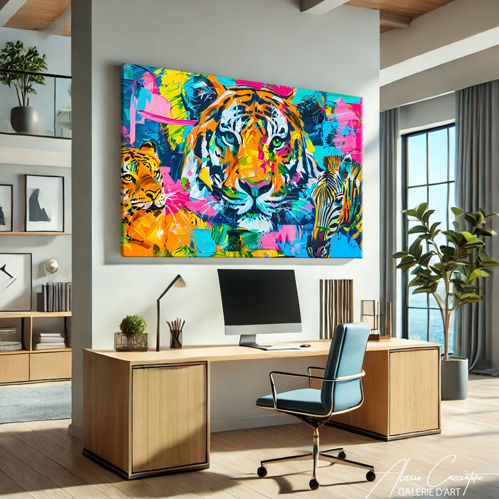 Tableau Tigre Moderne