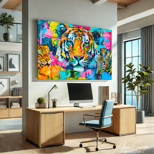 Tableau Tigre Moderne
