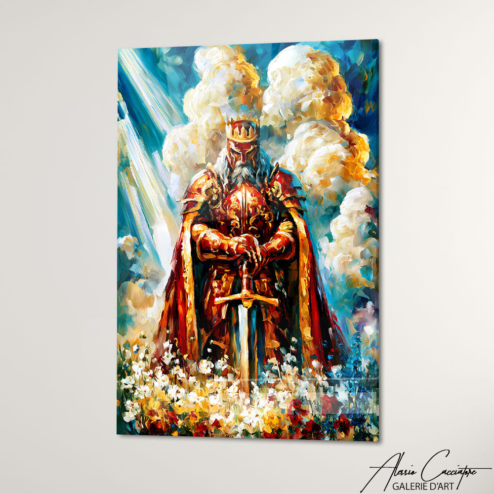 Art Mural Chevalier Tableau