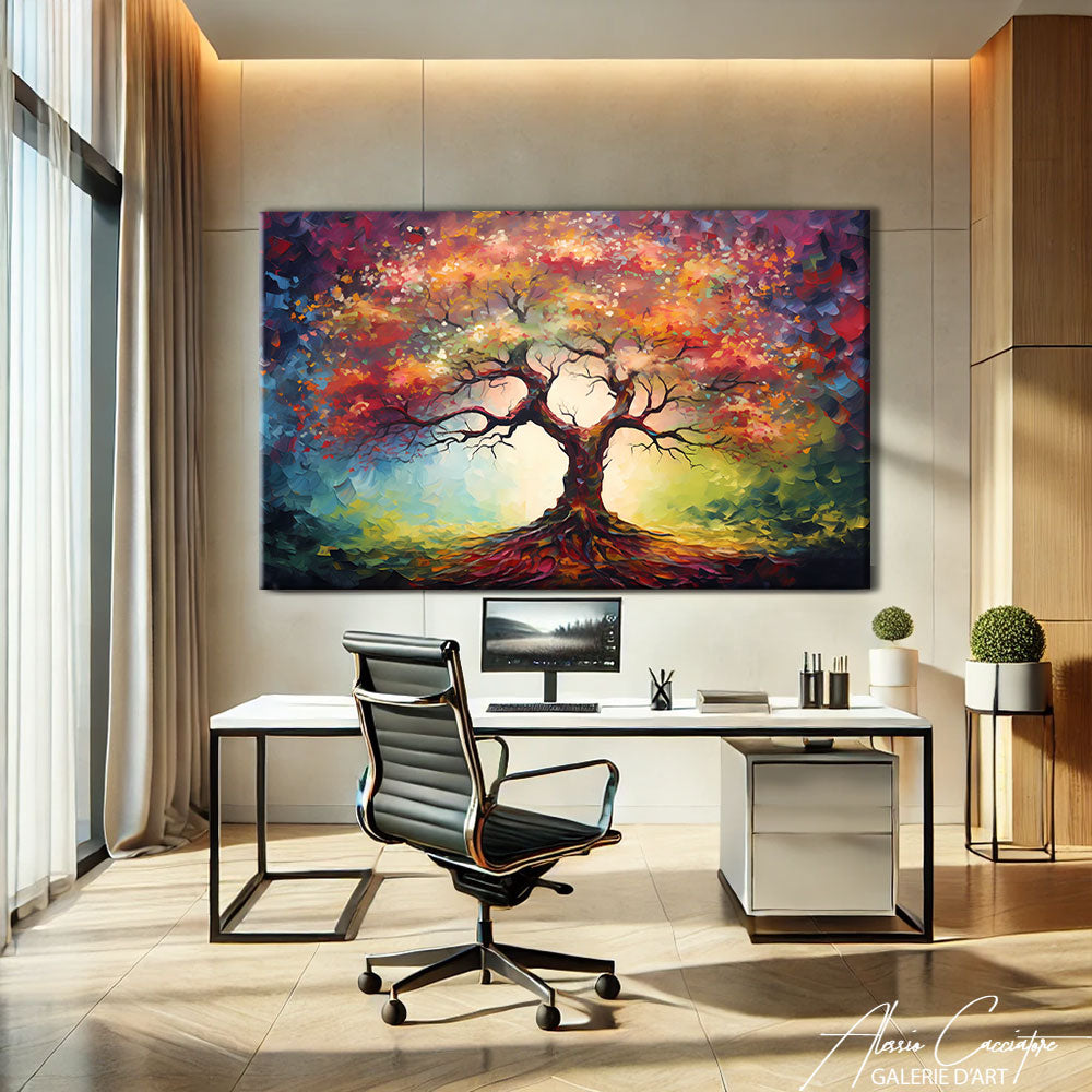 peinture arbre de vie art