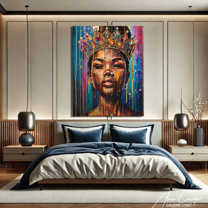 tableau femme africaine