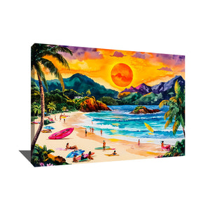 Tableau Paysage Tropical