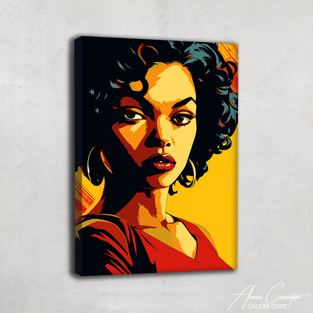 tableau africaine contemporain