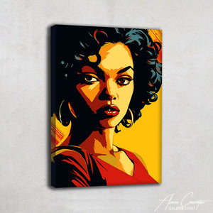 tableau africaine contemporain