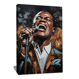 TABLEAU PORTRAIT CHANTEUR