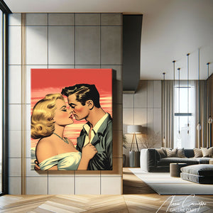 Peinture Pop Art Visage 