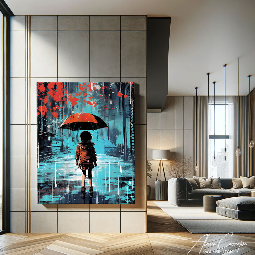 tableau salon street art