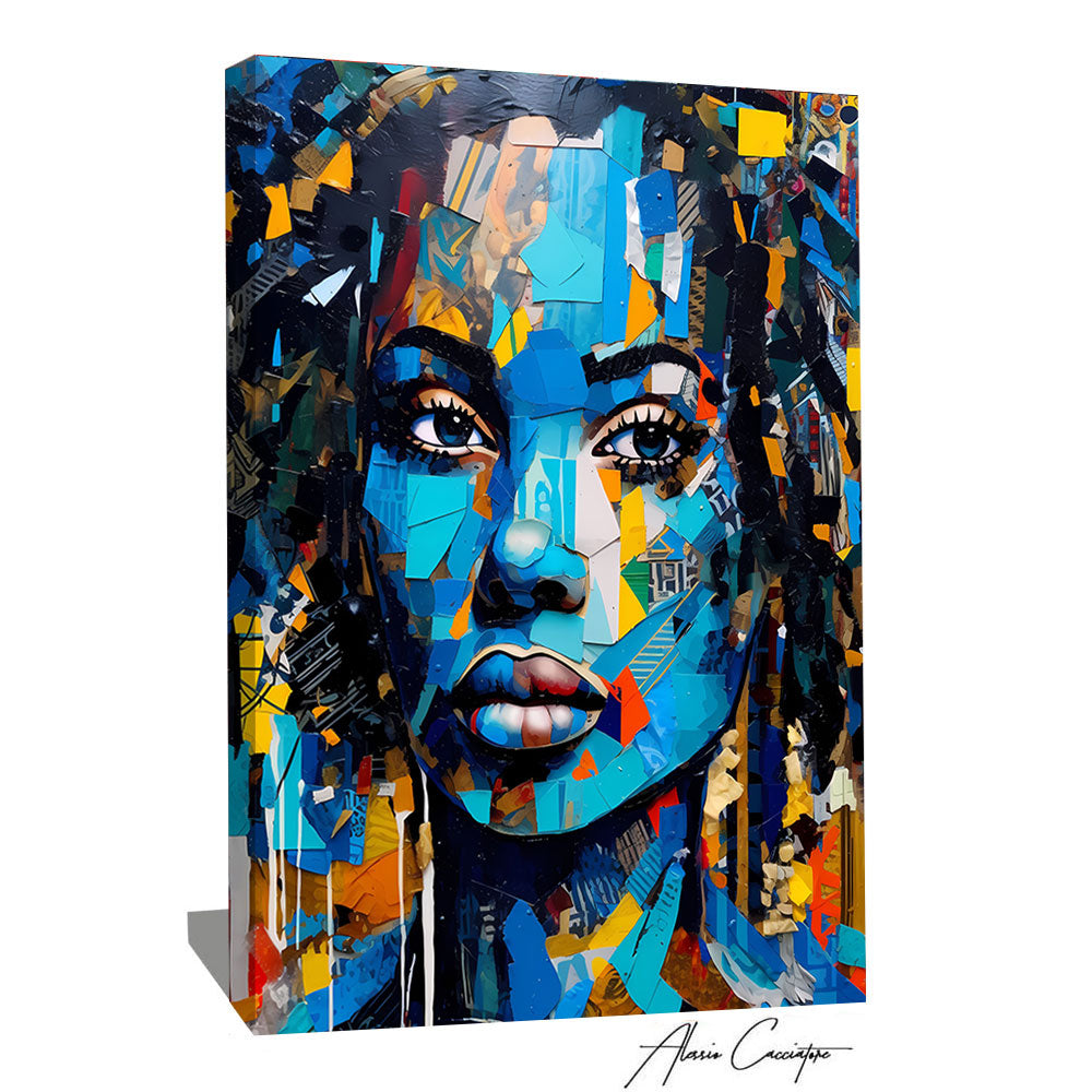 Portrait Africaine Peinture | Alessio Cacciatore