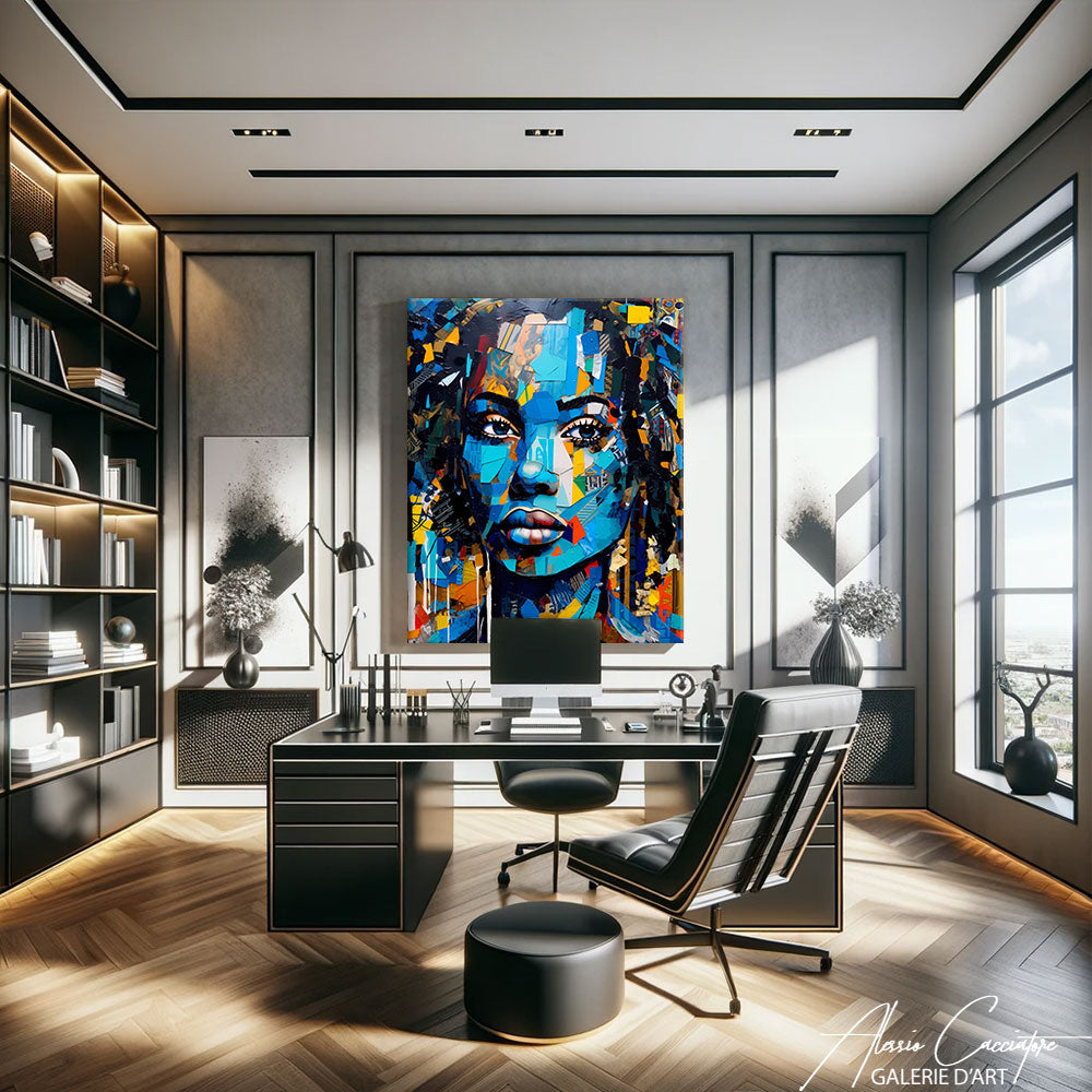 peinture femme africaine