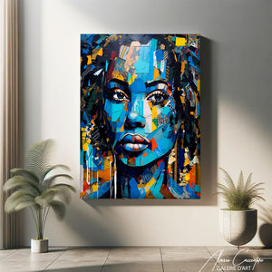 tableau femme africaine