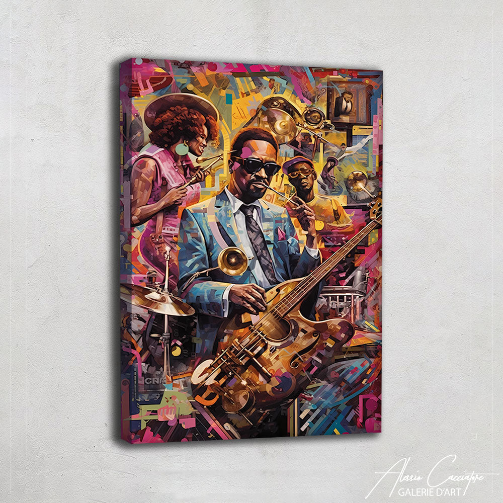 peinture abstraite jazz