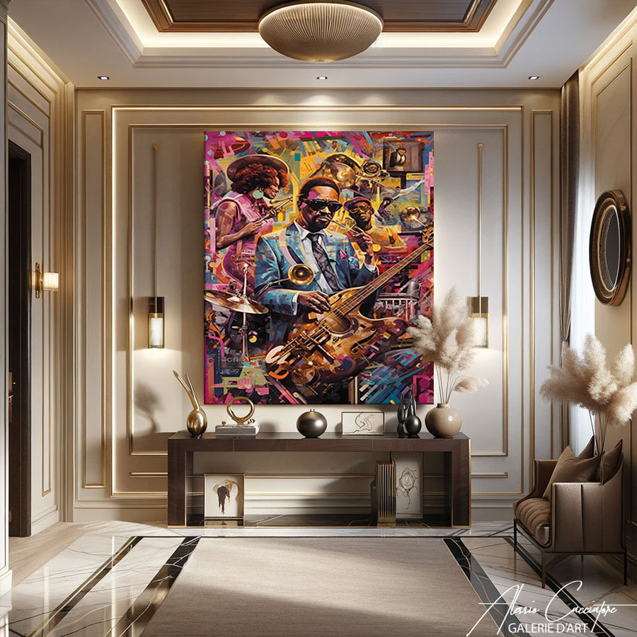 tableau jazz moderne – mise en situation