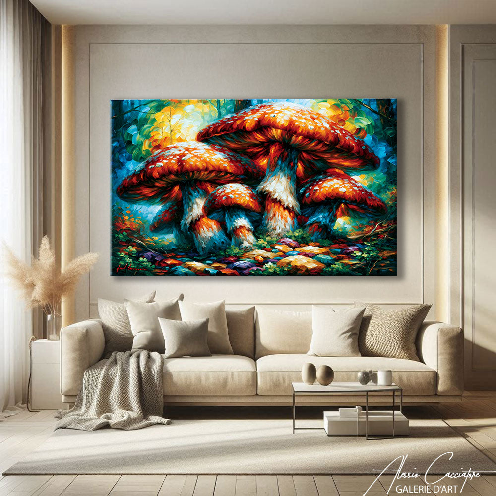 Peinture Peinture Champignon