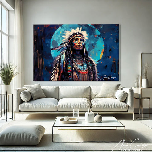 Tableau Style Indien Femme | Alessio Cacciatore