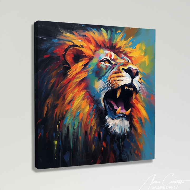 Peinture Lion sur Toile