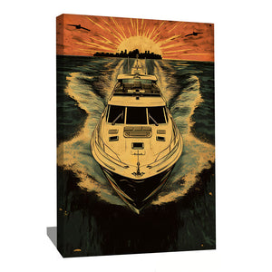 Tableau Abstrait Vintage