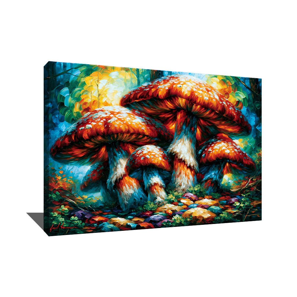 Tableau Peinture Champignon