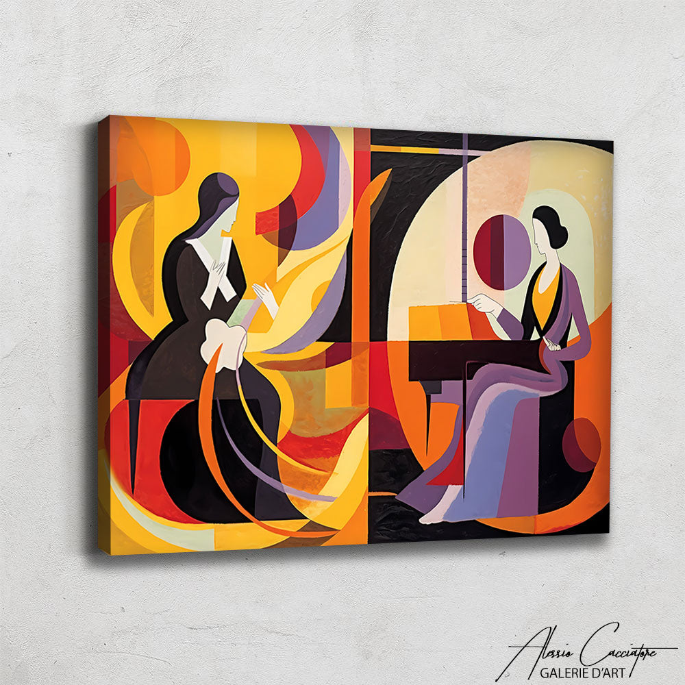 tableau peinture cubisme