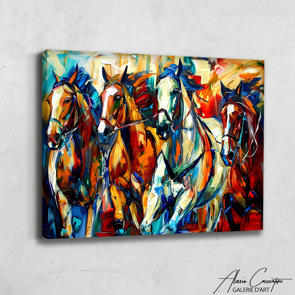 Tableau Cheval Plage