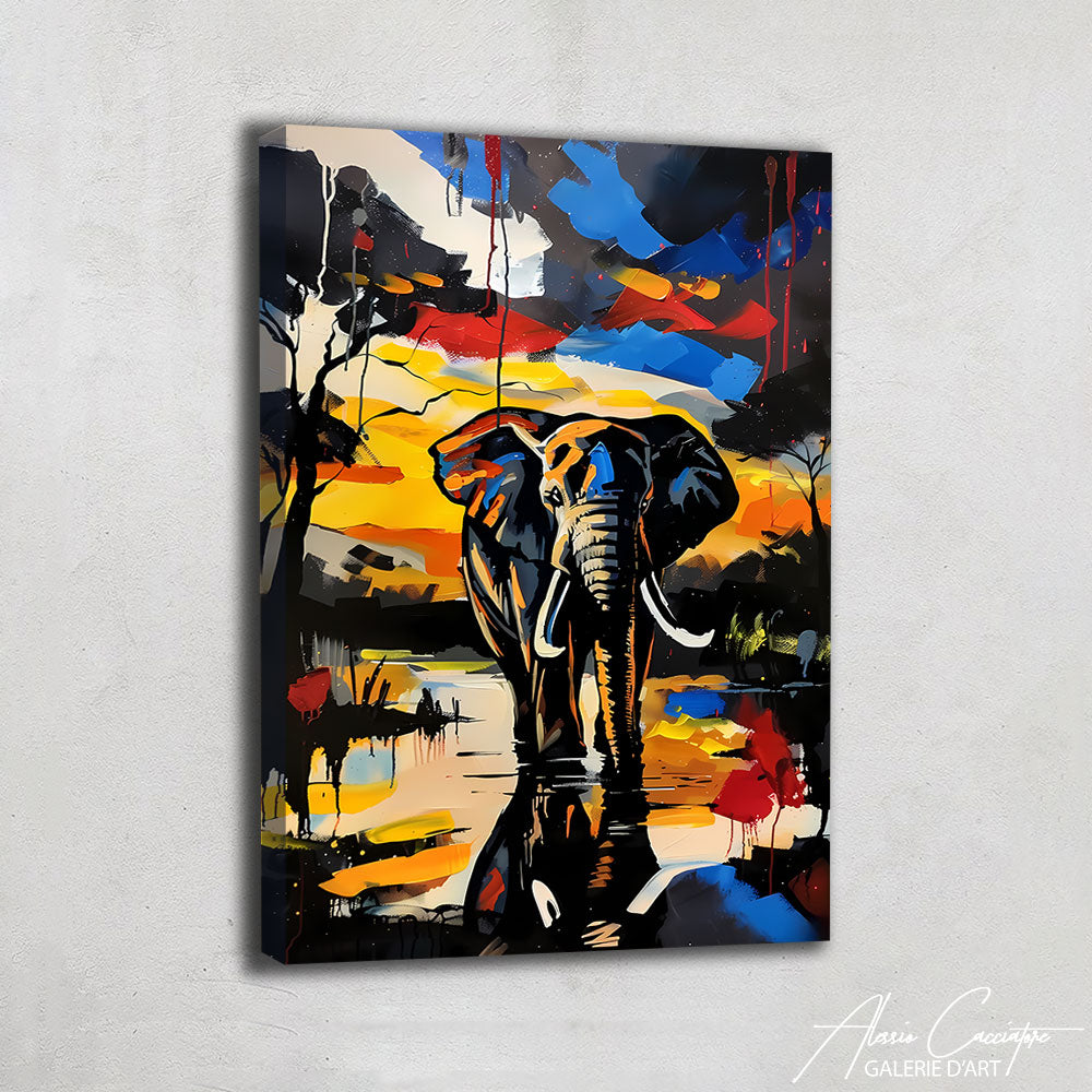 Tableau D'éléphant