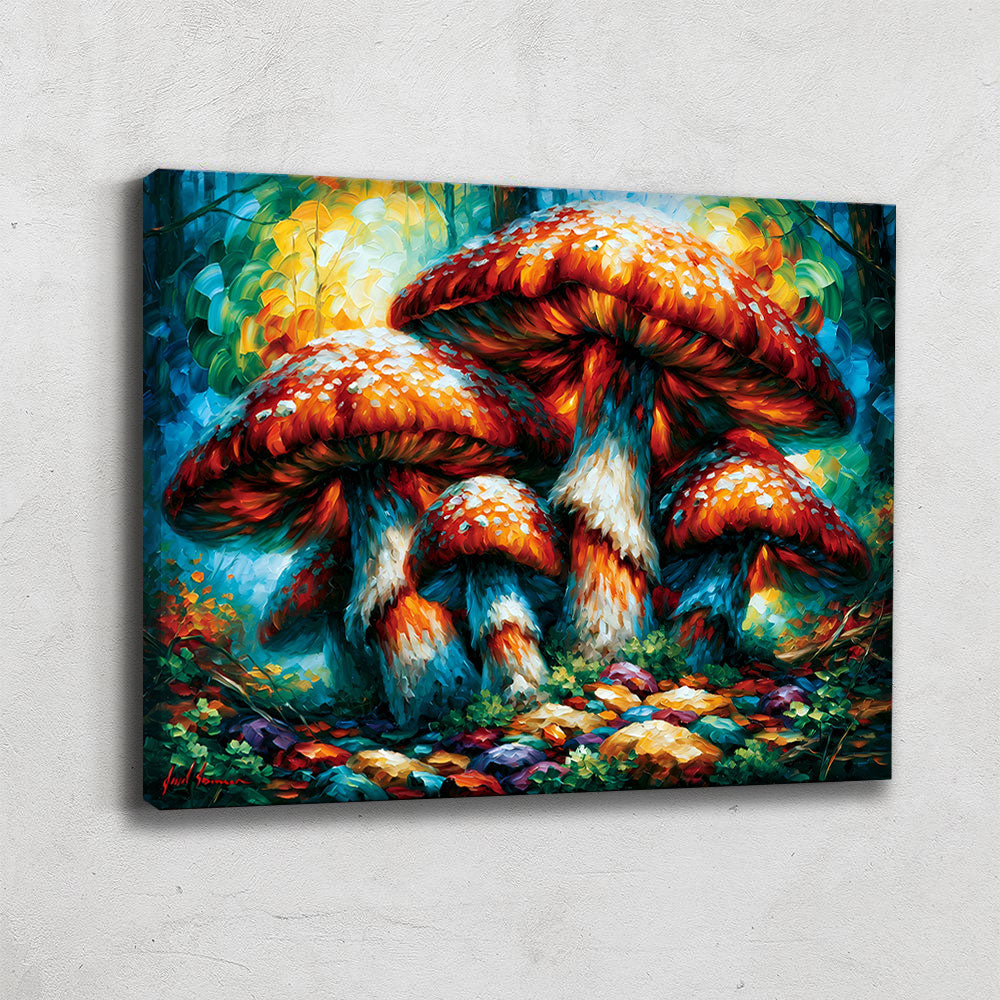 Tableau Peinture Champignon