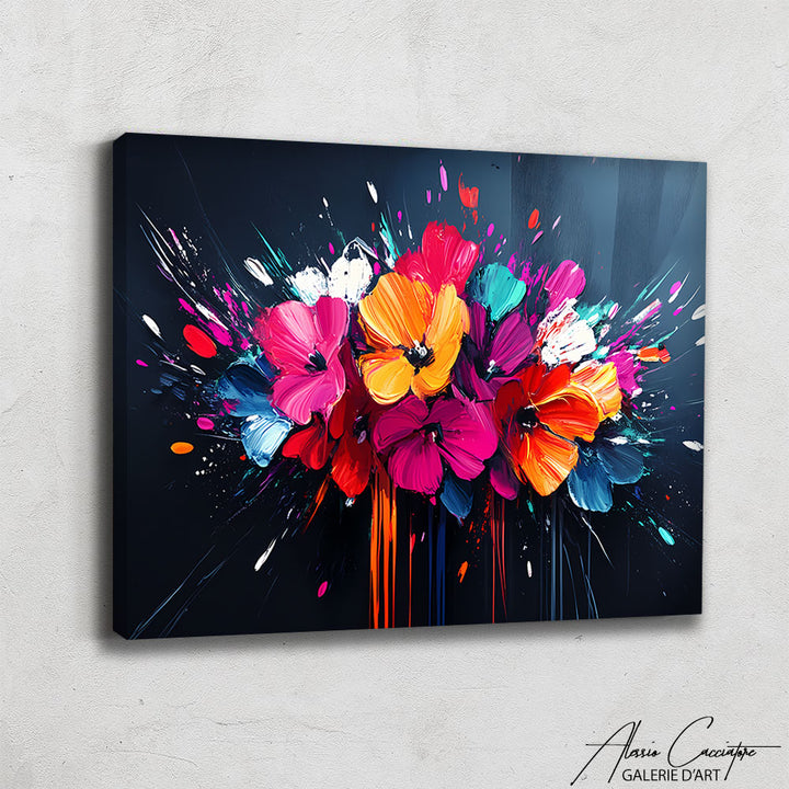 Tableau Peinture de Fleurs