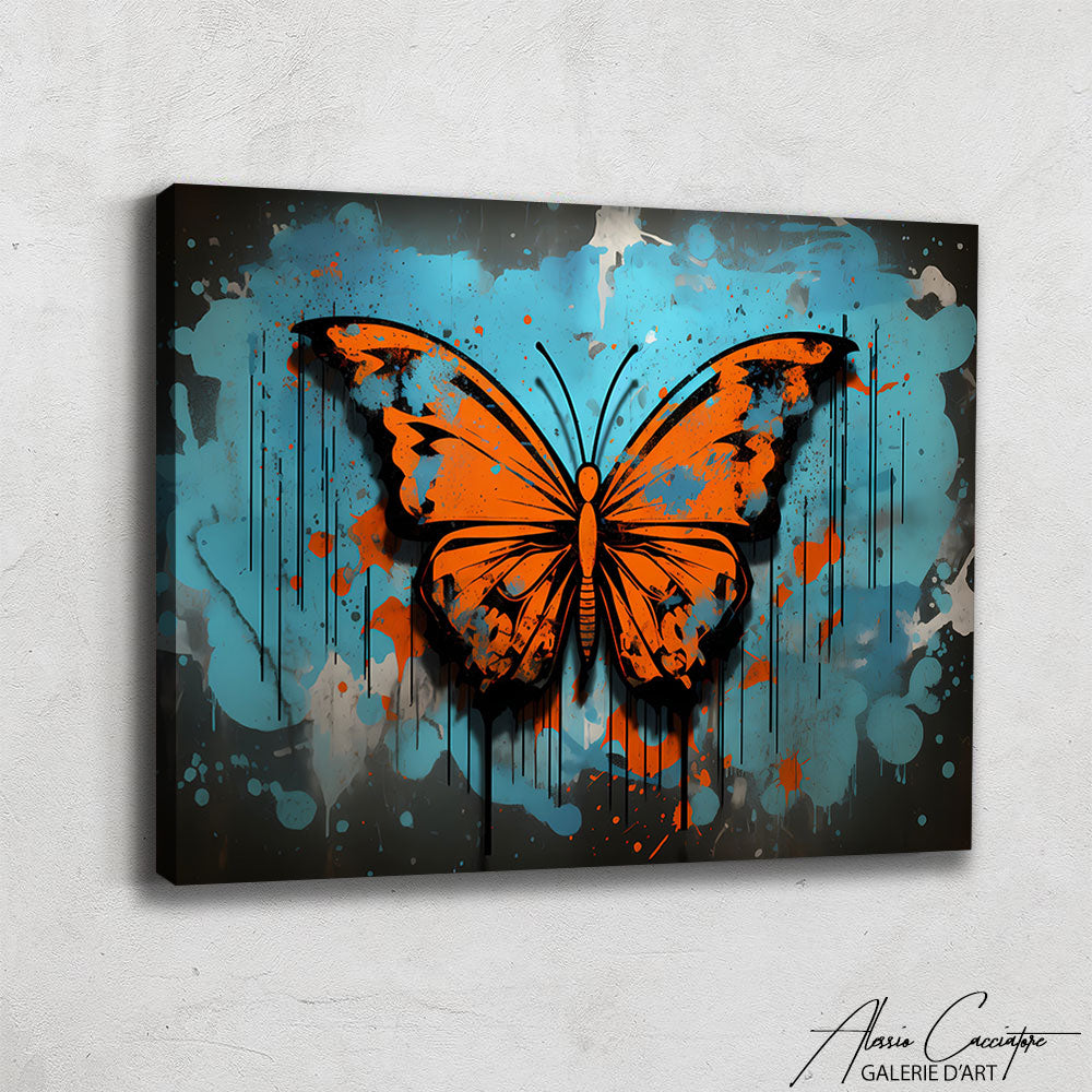 Peinture Papillon sur Toile