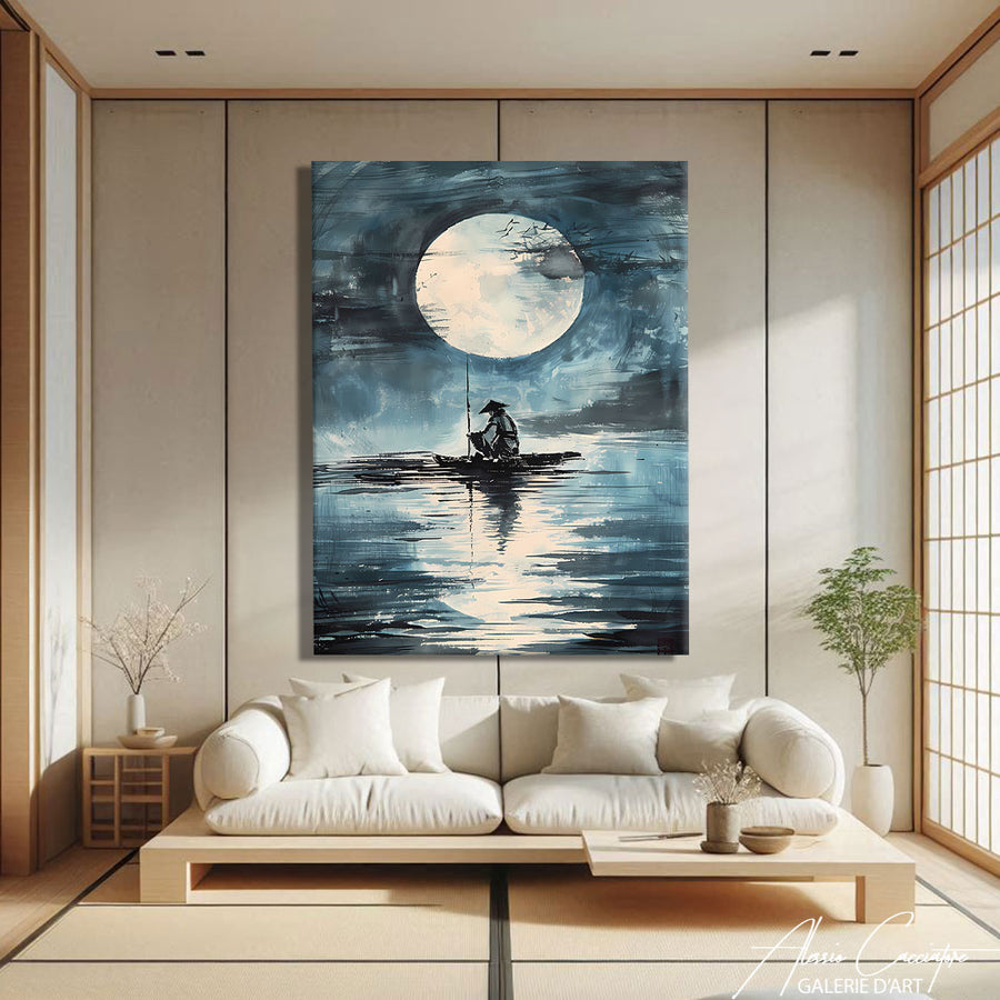 Tableau Japonais Mer – mise en situation