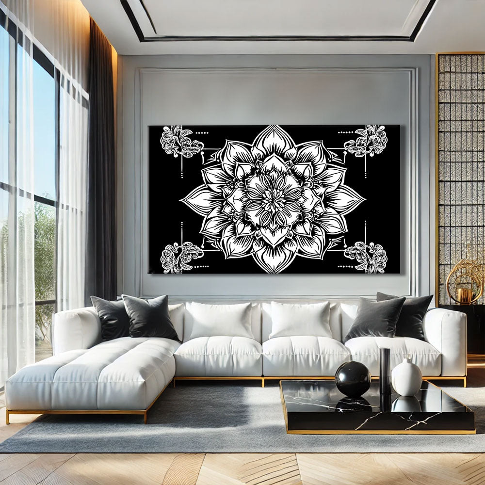 Mandala sur toile
