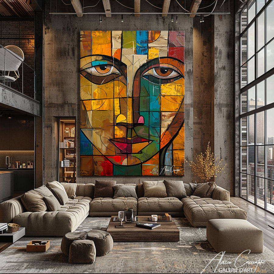 Tableau Art Cubisme – mise en situation