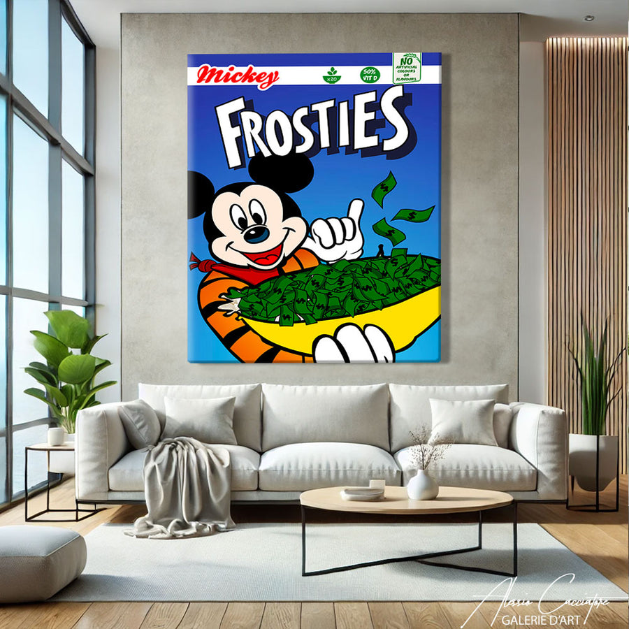 TABLEAU MICKEY FROSTIES
 – mise en situation