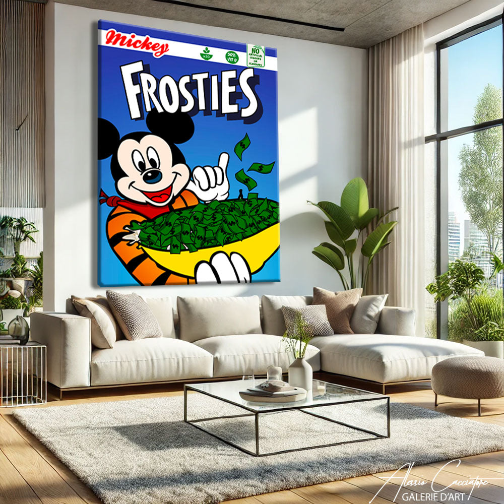 TABLEAU MICKEY COLORÉ
