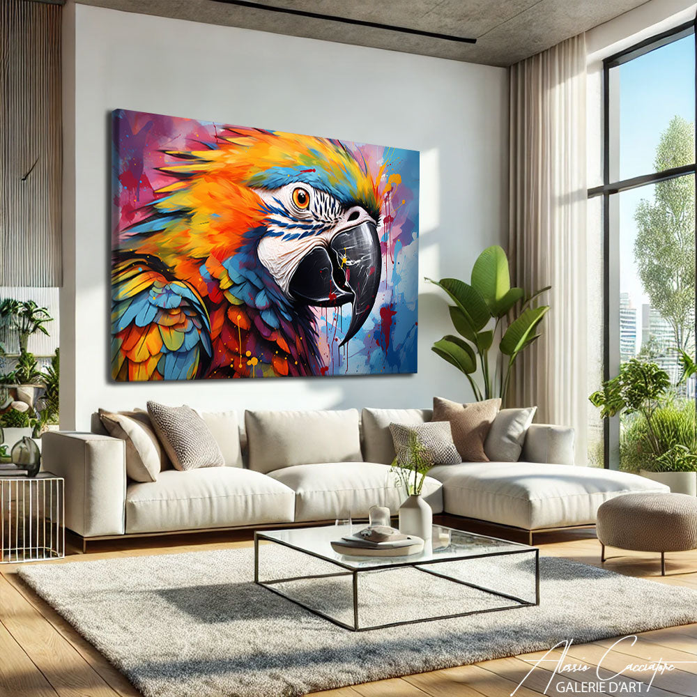 TABLEAU OISEAU MODERNE
