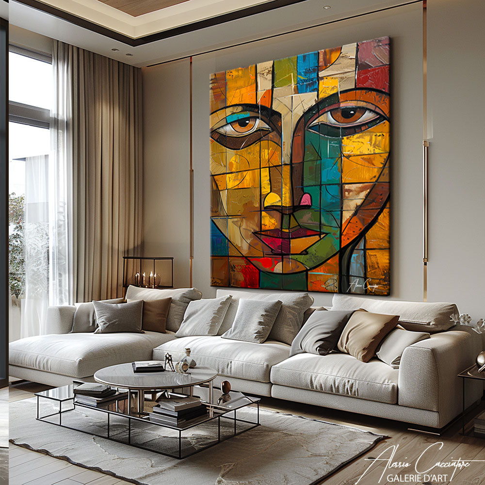 Tableau Femme Abstrait