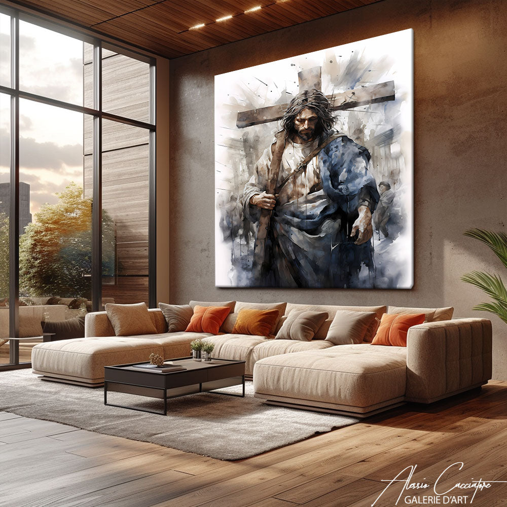 tableau jesus croix