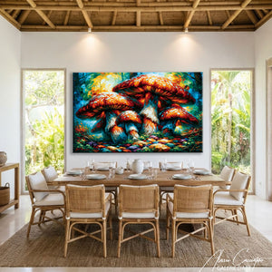 Affiche Peinture Champignon