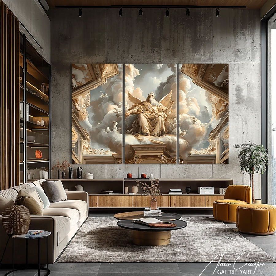 Tableau Triptyque Religieux
 – mise en situation