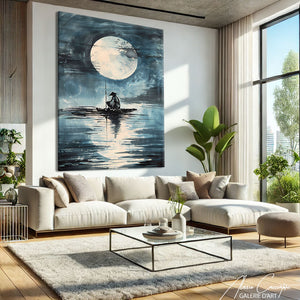 Tableau Japonais Abstrait