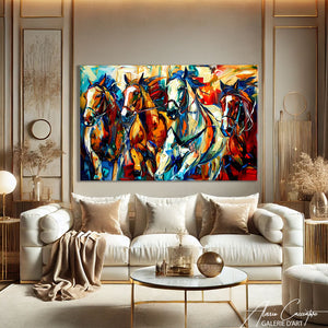 Tableau Chevaux Moderne