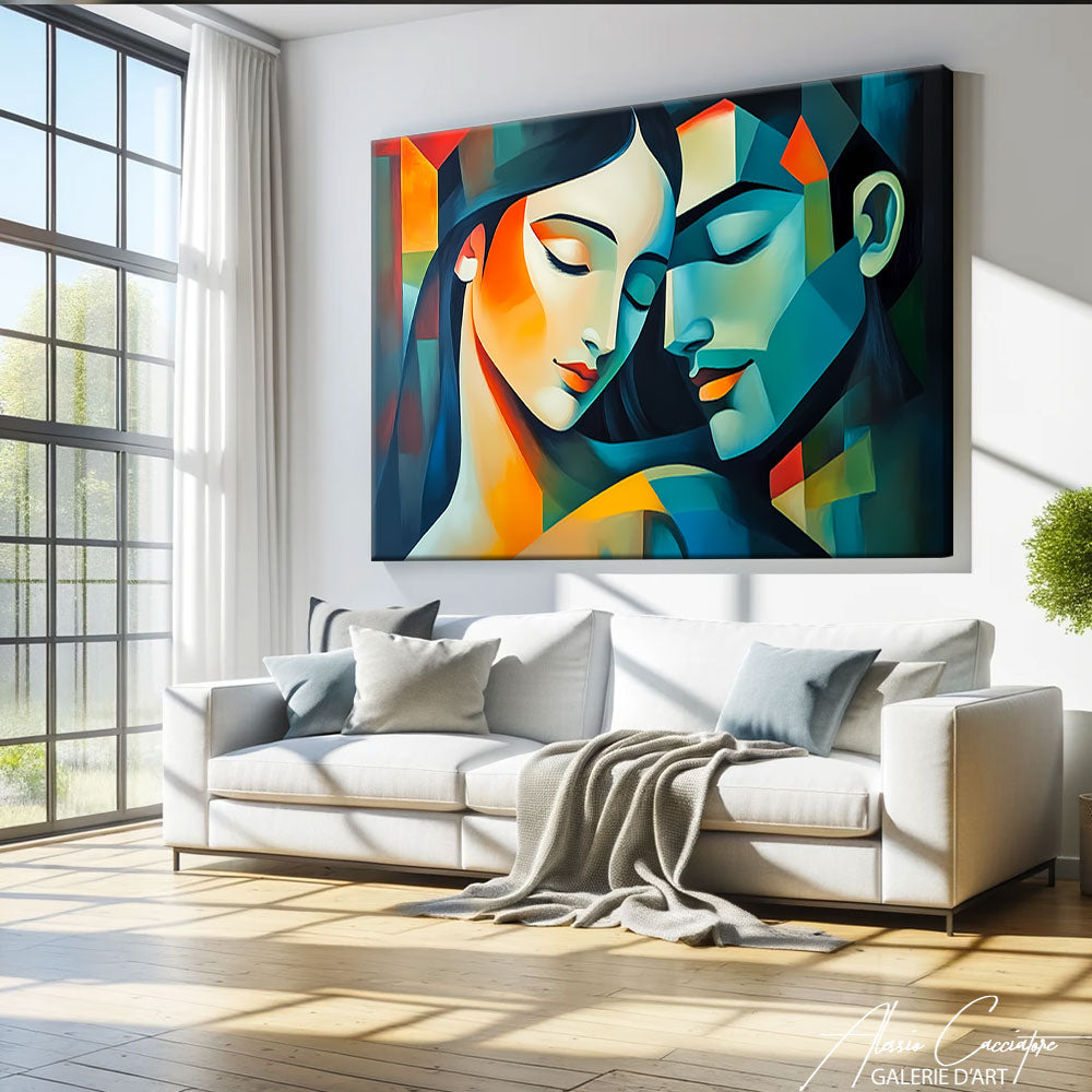 tableau cubisme abstrait