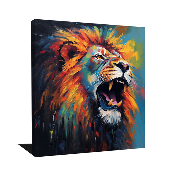 tableau lion