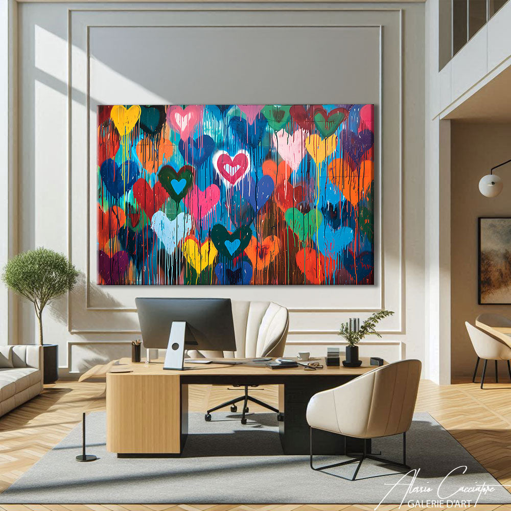 tableau graffiti peinture