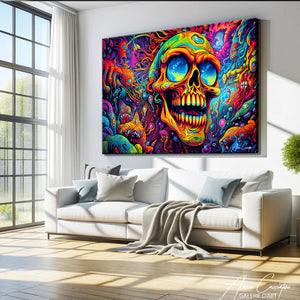 tableau deco psychédélique