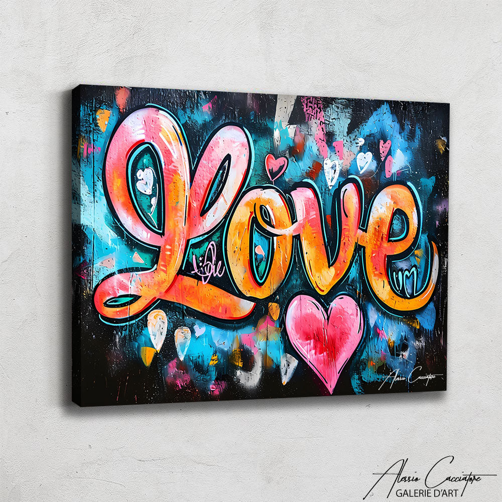 tableau love artiste