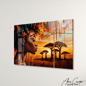 tableau coucher de soleil