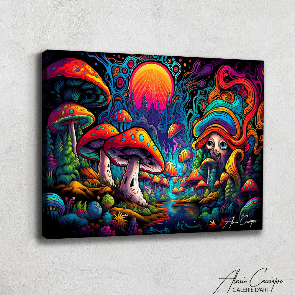 Peinture Psychédélique Wow