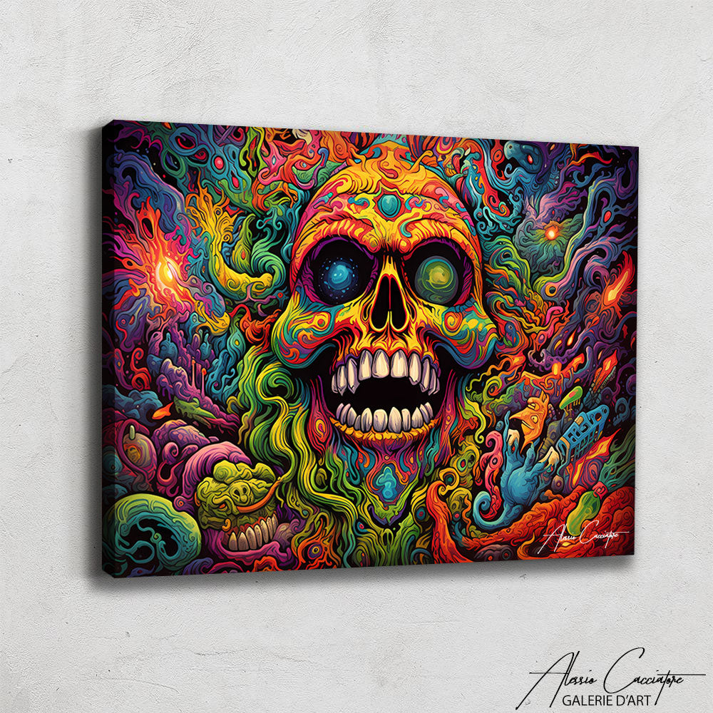 Tableau Déco Psychédélique